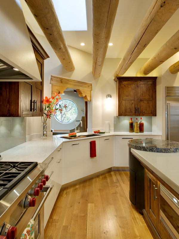 Contemporary Rustic Kitchen Cabinets