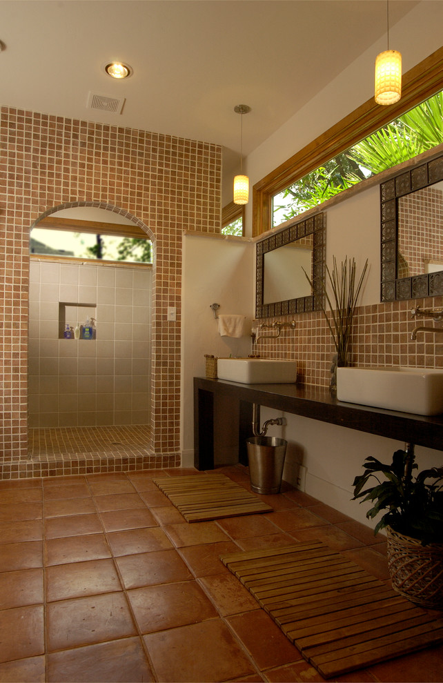 Dazzling Tropical Bathroom Design