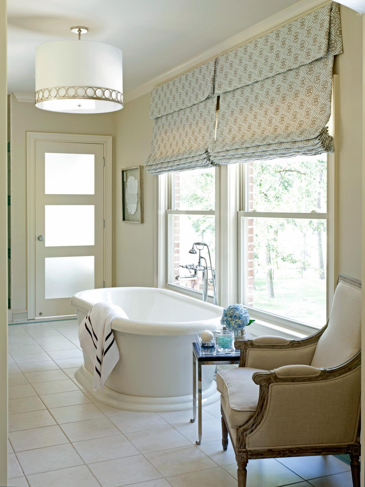 Fairley White Transitional Bathroom Design
