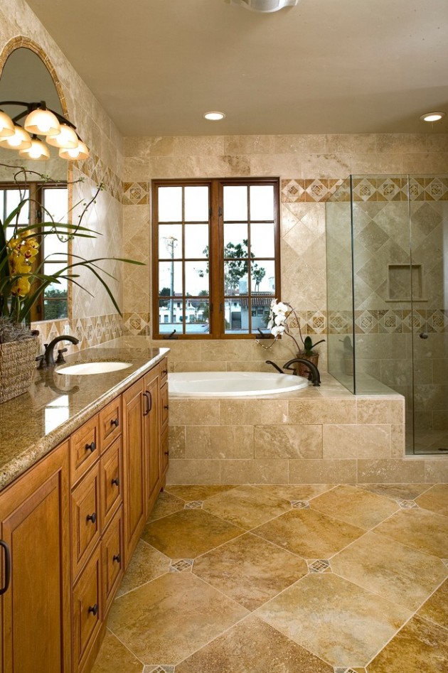 Glamorous Mediterranean Bathroom Designs