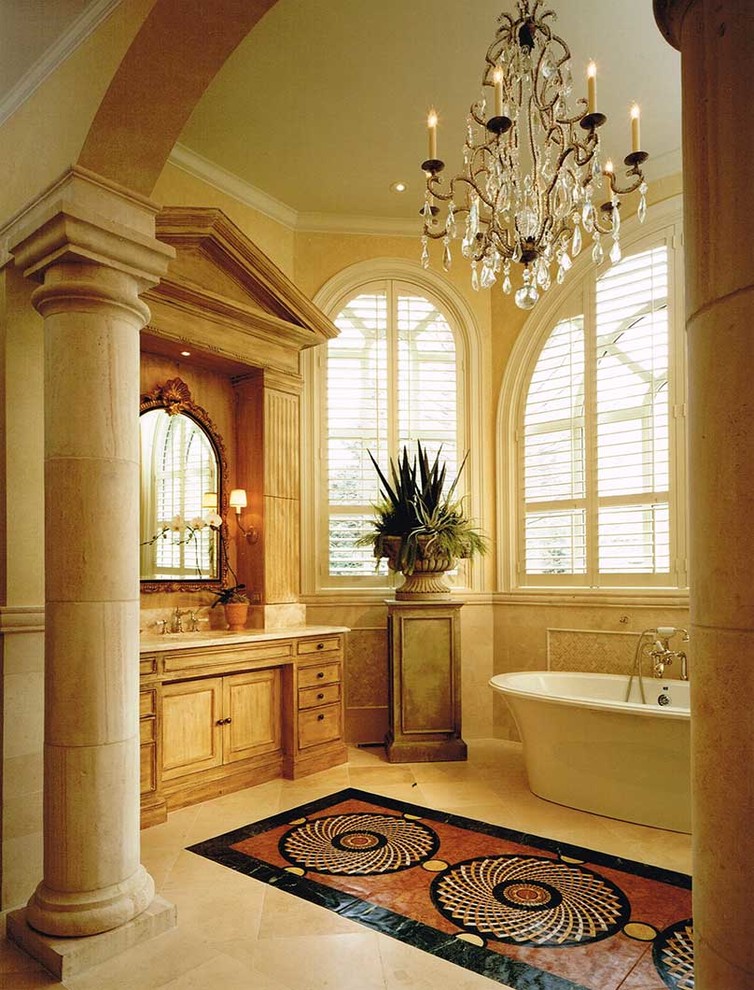 Good Looking Mediterranean Bathroom Design