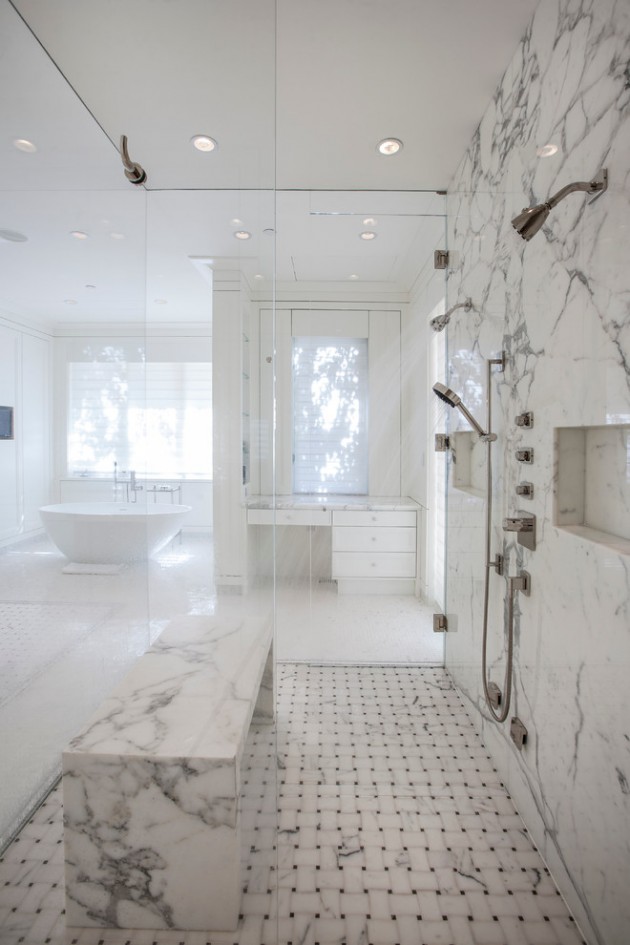 Gorgeous Transitional Bathroom Design