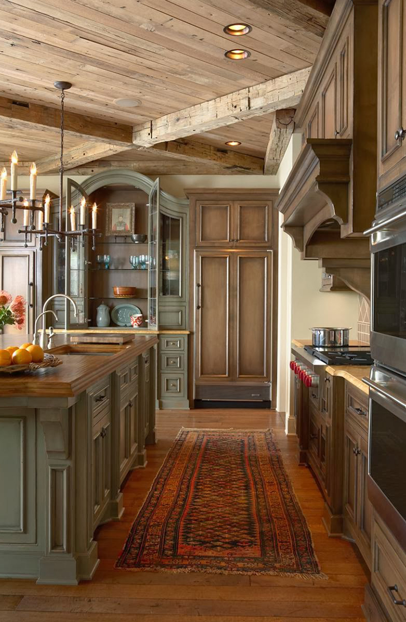 Rustic Kitchen Ceiling