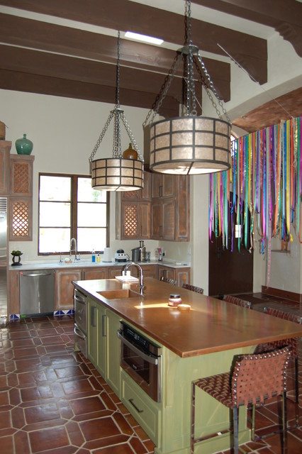 Spanish Colonial Eclectic Kitchen Design