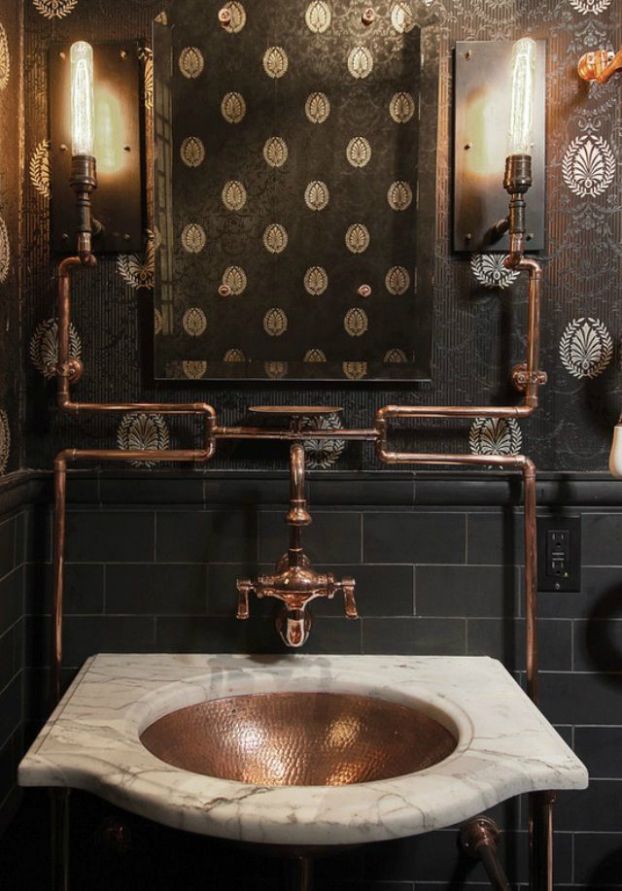 Striking Industrial Bathroom Designs With Vin