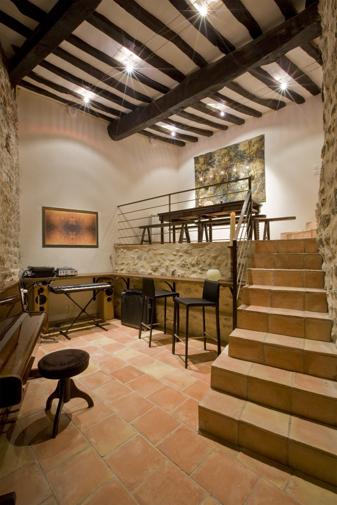 Alluring Mediterranean Home Office Design