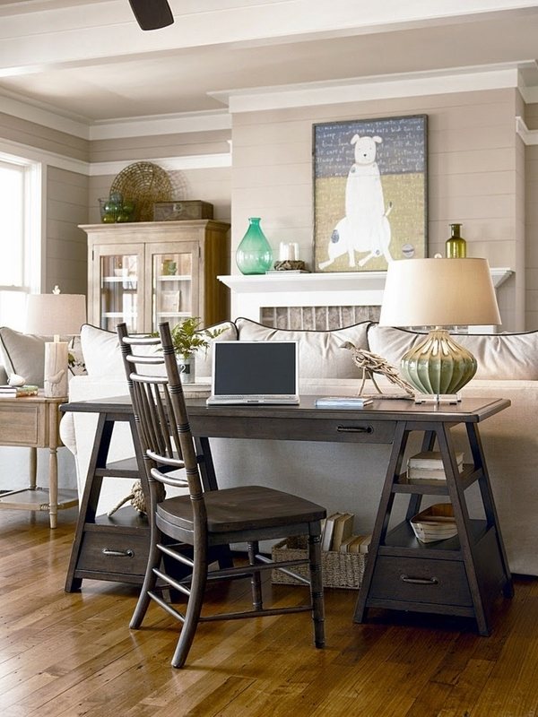 Amazing Shabby-Chic Style Home Office Design