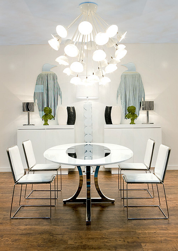 Art Deco Contemporary Dining Room Design