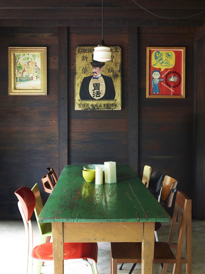 Asian Dining Room Ideas With Wall Art