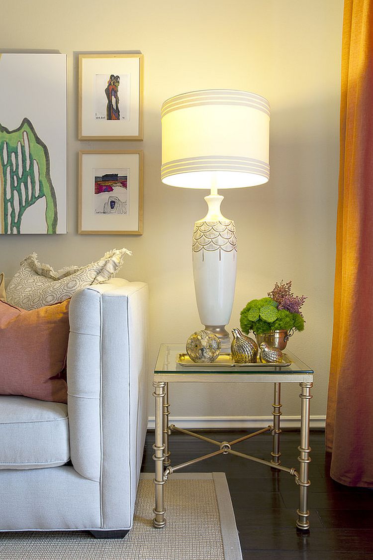Asian Living Room Design Table Lamp