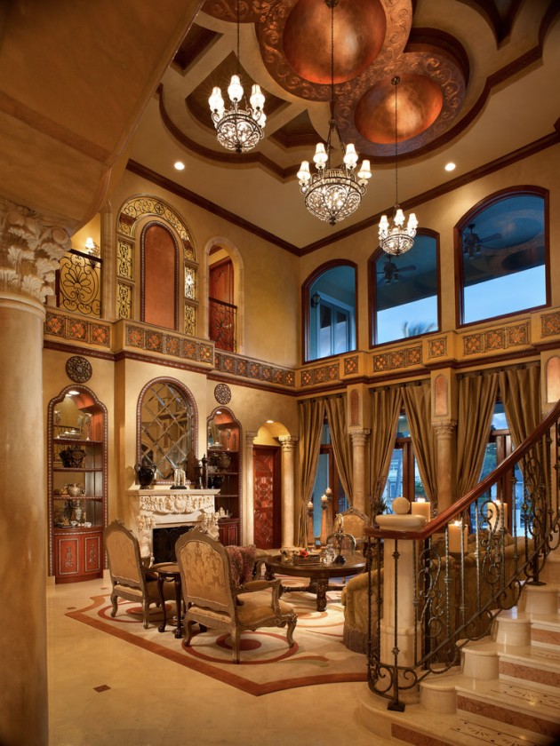 Beautiful Mediterranean Living Room Design