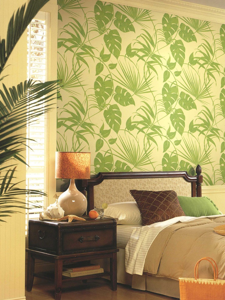 Bright Tropical Bedroom Design