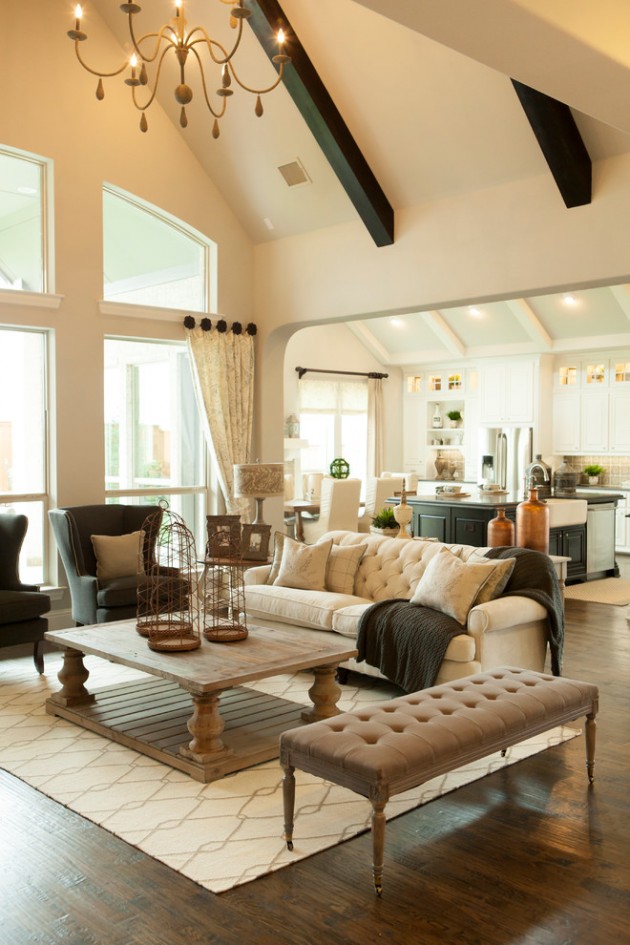 Classy Southwestern Living Room Design