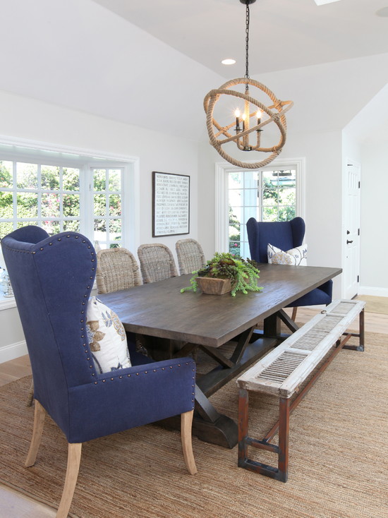 Cool Beach Style Dining Room Tables