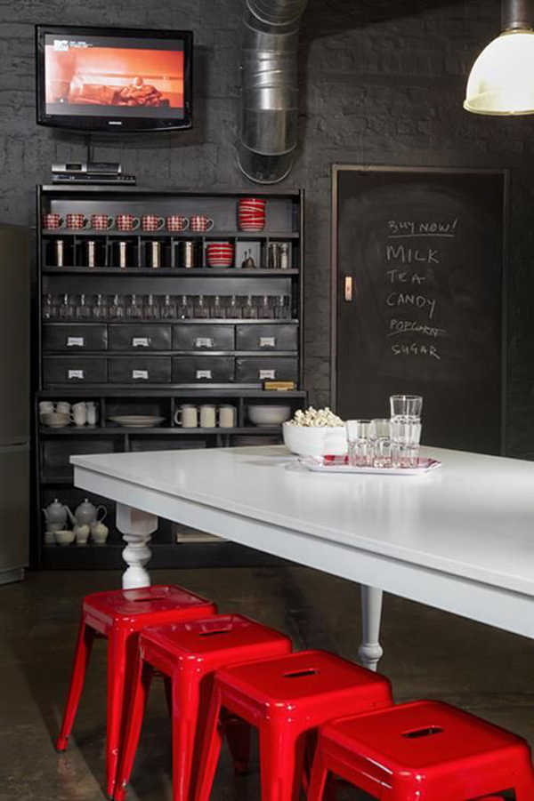 Cool Industrial Dining Room Design