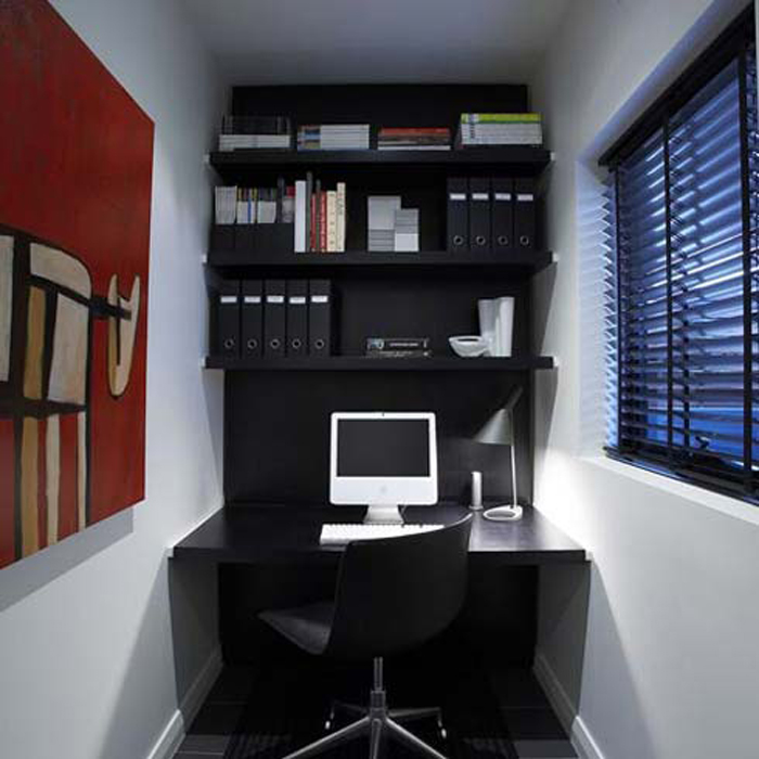 Country Modern Home Office Design