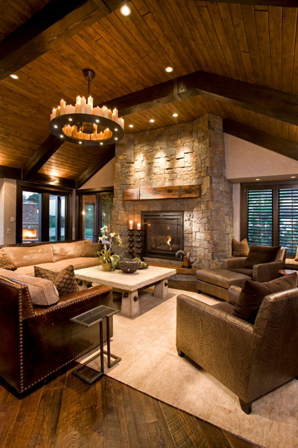 Cozy Rustic Living Room Design
