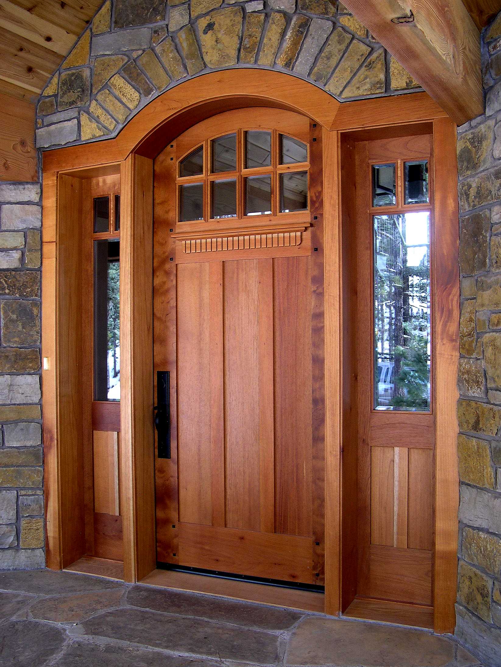 Craftsman Style Front Entry Doors Exterior Design