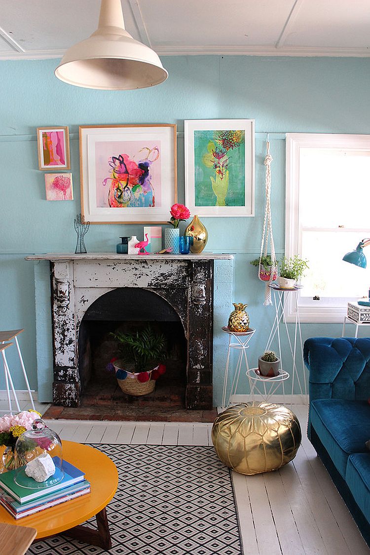 Creative Shabby-Chic Style Living Room Design