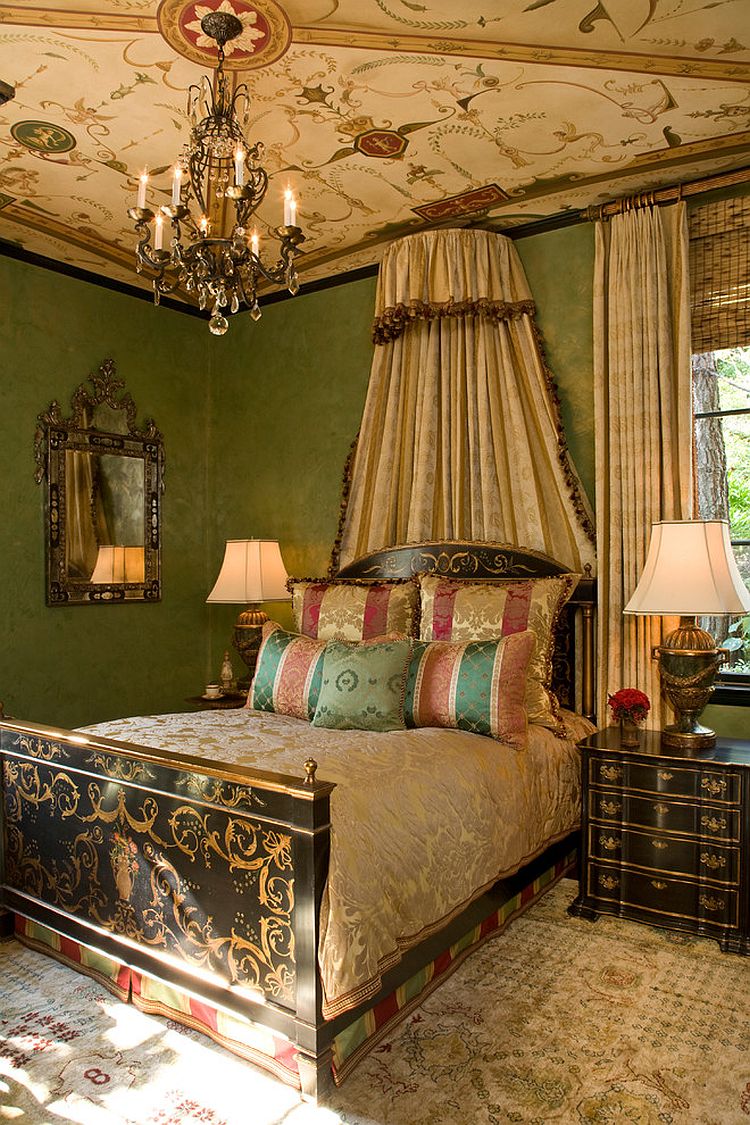 Unique Victorian Era Bedroom with Simple Decor
