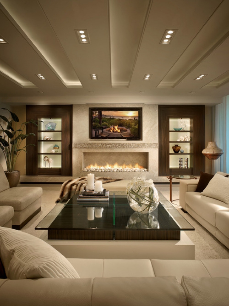 Designer Contemporary Living Room Design