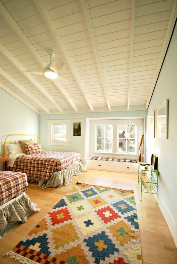 Dust ruffles Farmhouse Bedroom Design