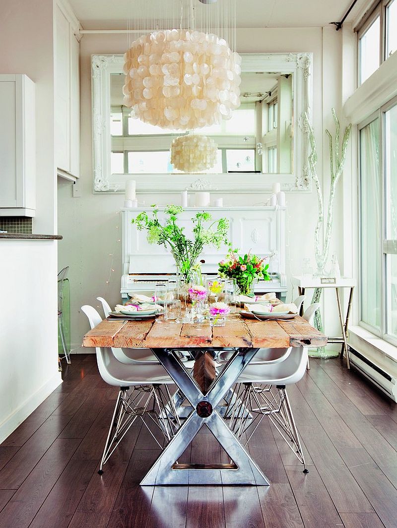 Eames Chair Eclectic Dining Room Design
