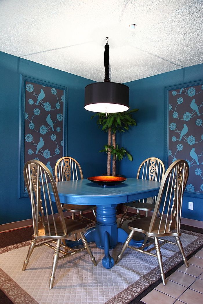Eclectic Beach Style Dining Room Design