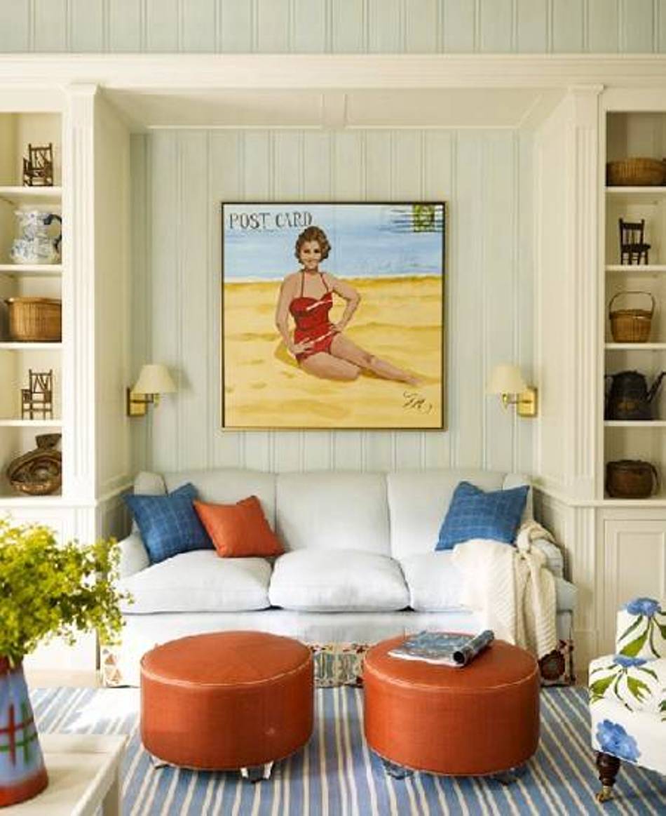 Elegant Beach Style Living Room Set