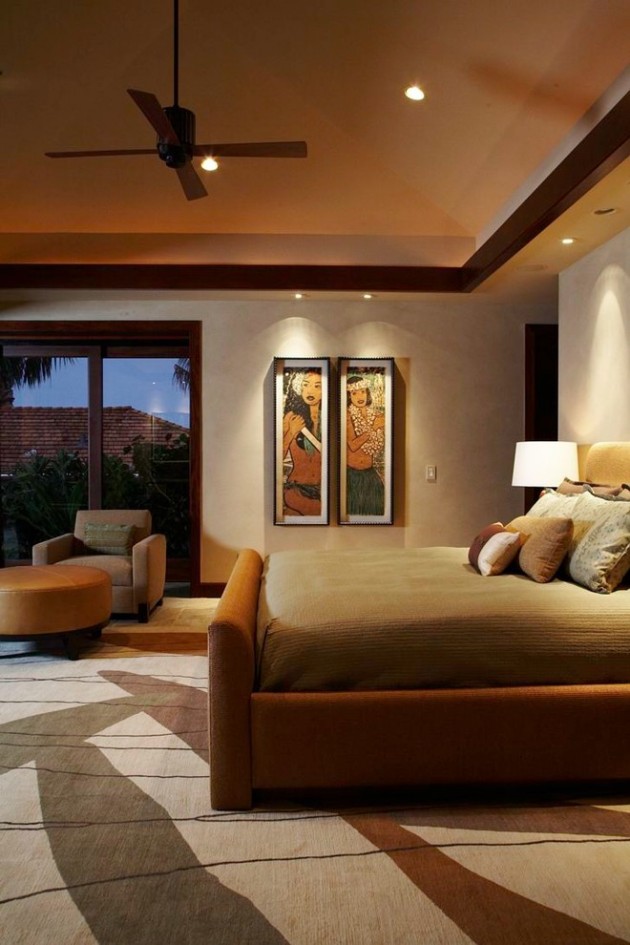 Exotic Tropical Bedroom Design