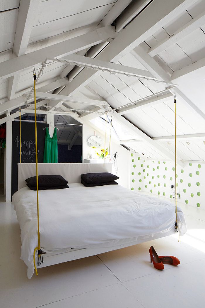 Hanging Scandinavian Bedroom Design