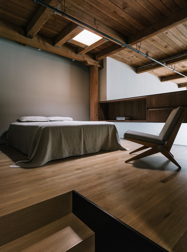 Loft Industrial Bedroom Design