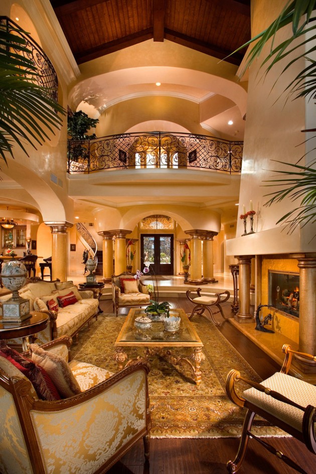 Luxury Mediterranean Interior Design Living Room