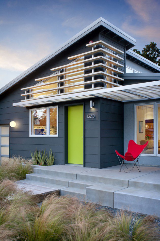 Midcentury Exterior Design House Colors