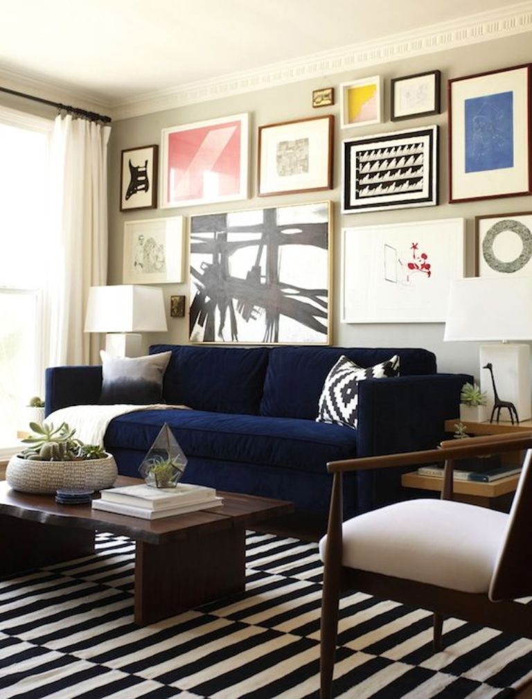 Modern Eclectic Living Room Design