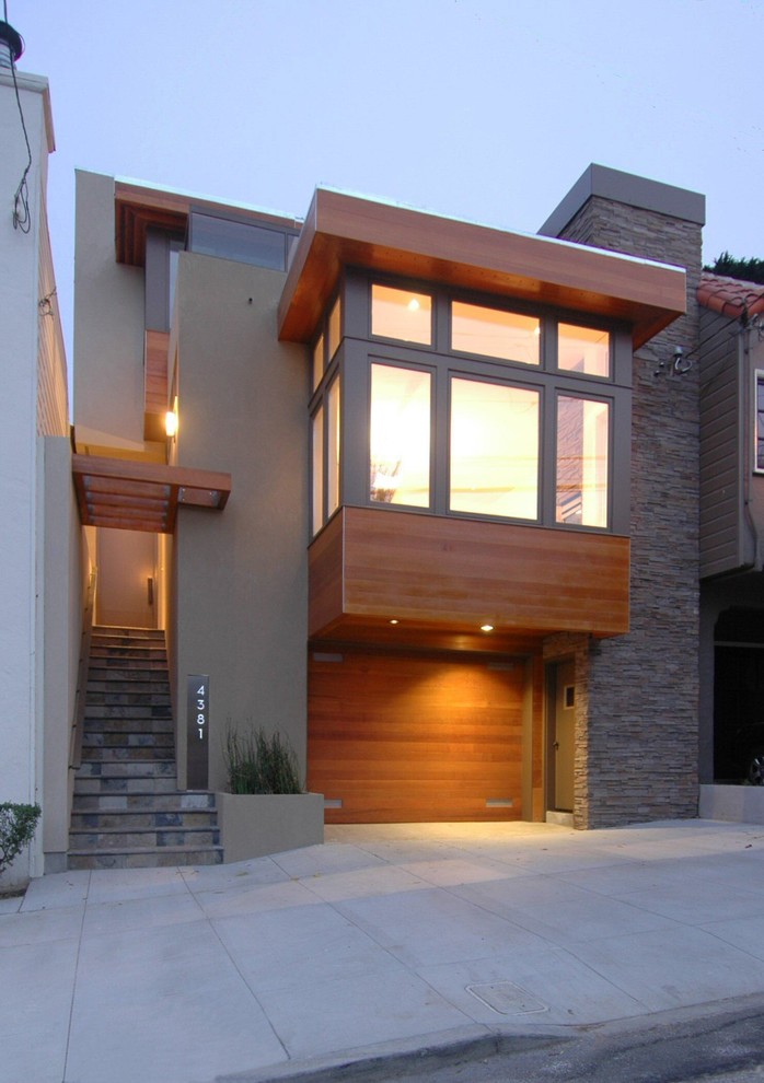 Modern Wood Contemporary Exterior Design