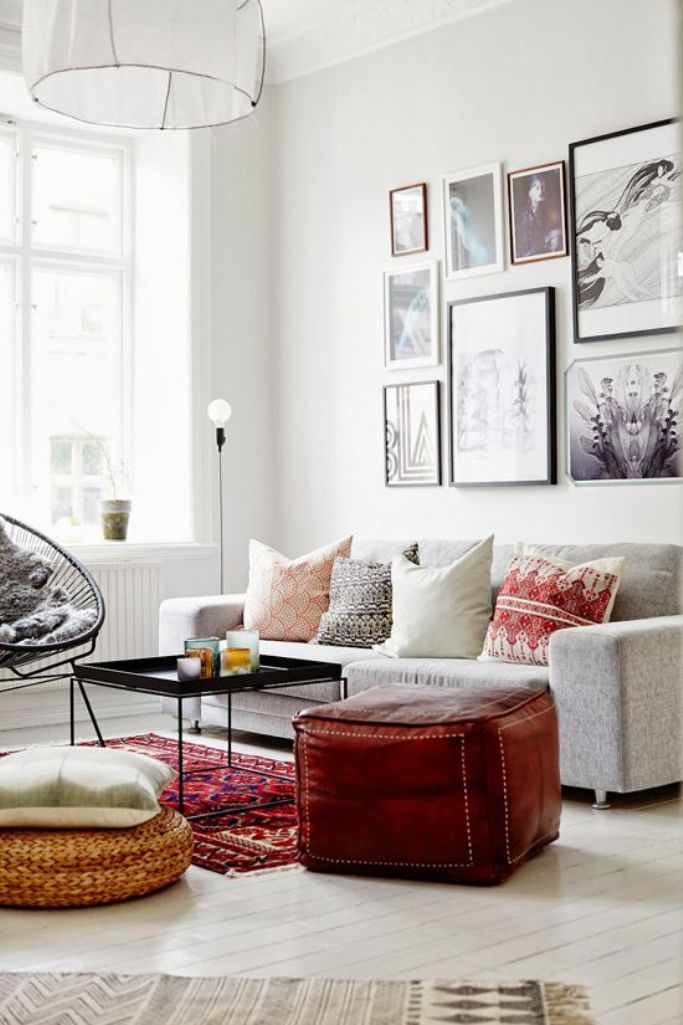 Scandinavian Eclectic Living Room Design
