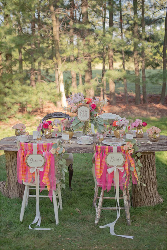 Shabby Chic Outdoor Wedding Reception Ideas