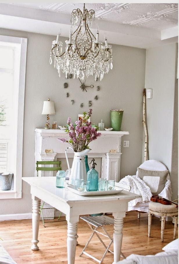Shabby-Chic Style Dining Room Design