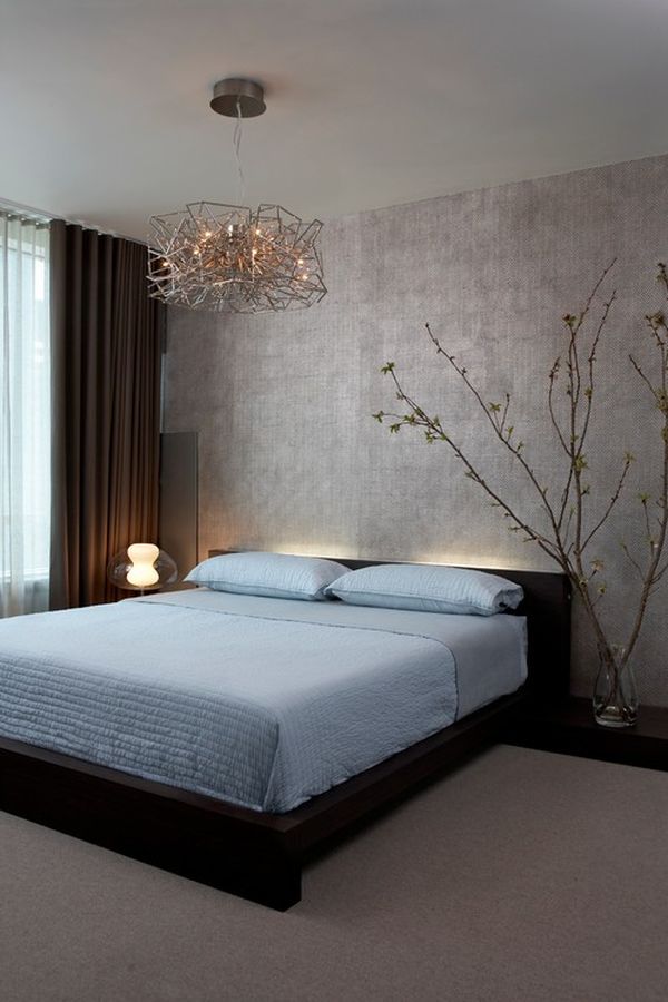 Silver Contemporary Bedroom Design