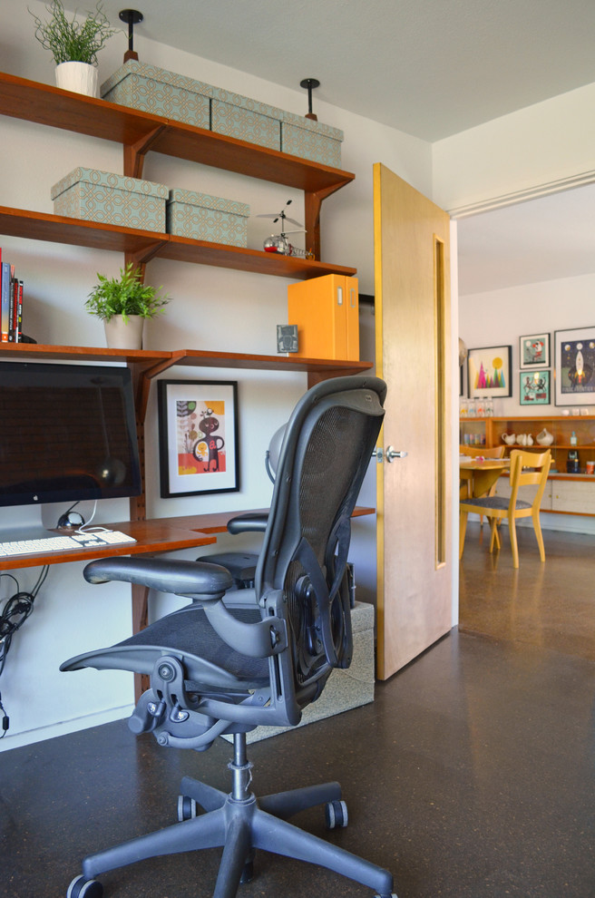 Staggering Midcentury Home Office Design