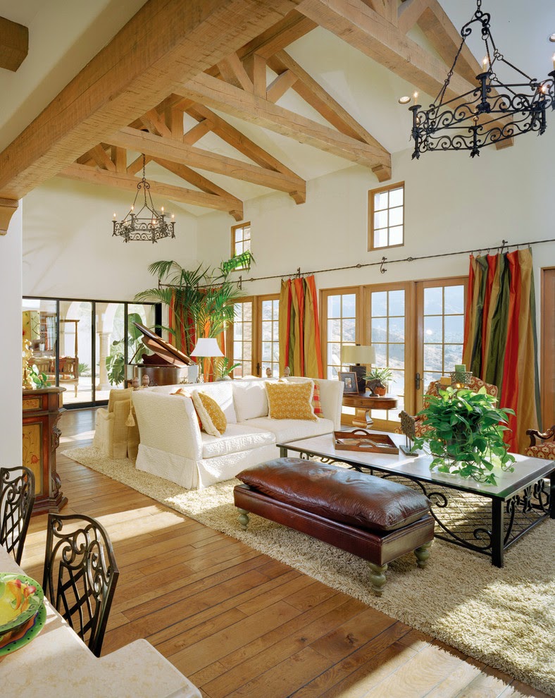 Stylish Mediterranean Living Room Design