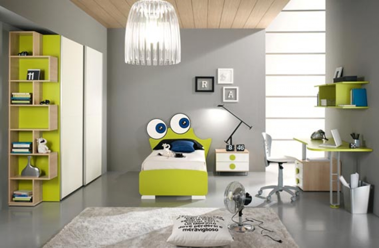 Super Cool Modern Kids Room Design