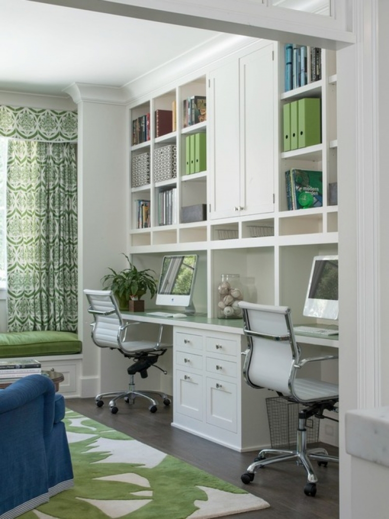 Transitional Home Office Design Ideas
