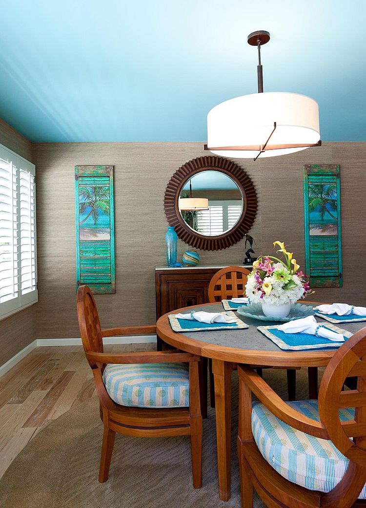 Tropical Beach Style Dining Room Design