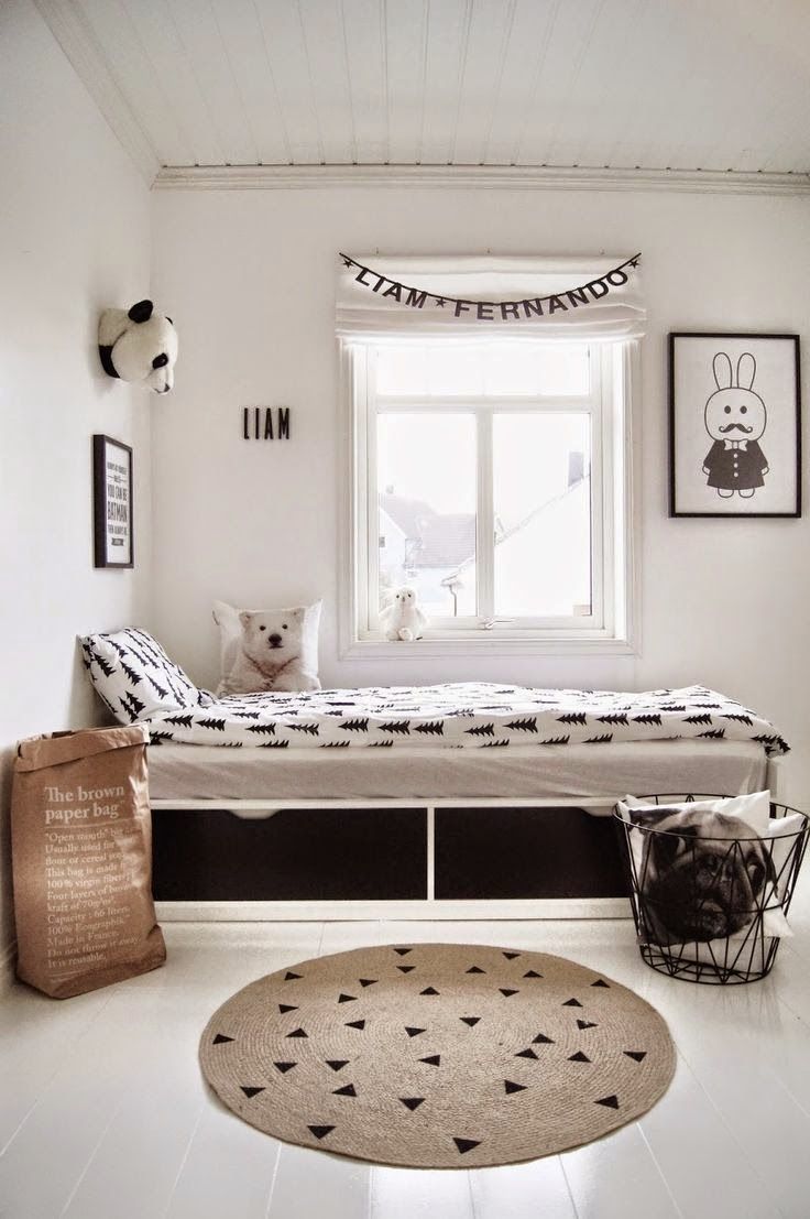 simple Scandinavian Kids Room Design