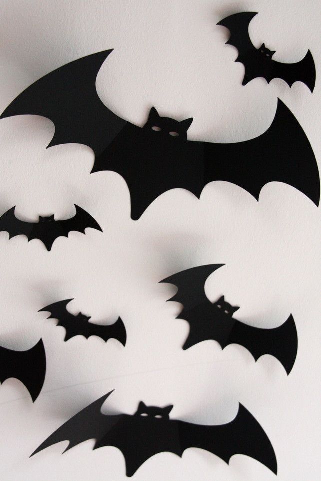 Bat wall Printables Halloween Decorations