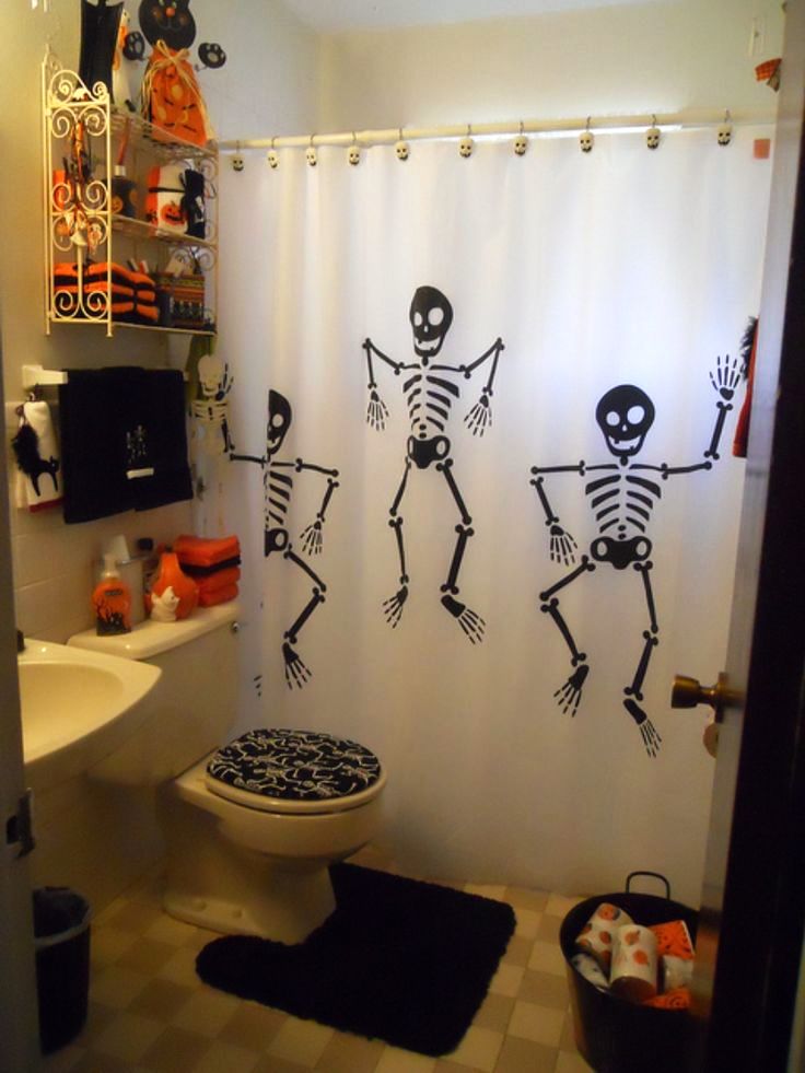 Cool Bathroom Halloween Decorations
