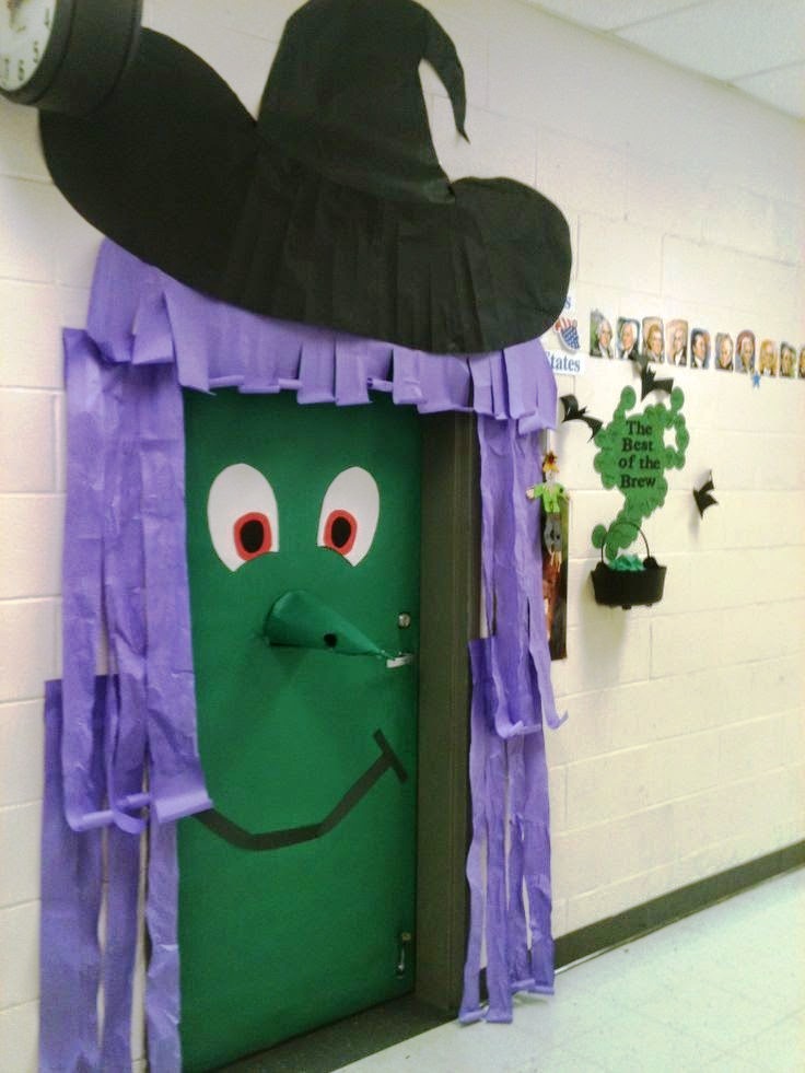 Cool Halloween Classroom Door Decoration