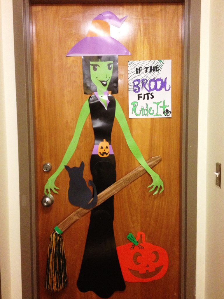 Cool Pinterest Halloween Door Decorations